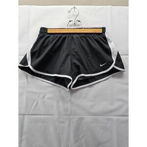 Nike Dri-FIT Running Shorts Women’s Medium Black Gray Trim 799159-010